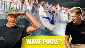 Will Wave Pools Replace Ocean Surfing? | w/ Mick Fanning & Jamie O'Brien