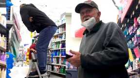 Farting on a Step Ladder at Walmart - THE POOTER