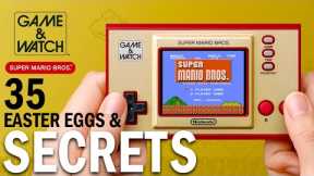 Game & Watch: Super Mario Bros ALL 35 Secrets and Hidden Bits!