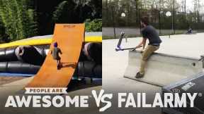 Skate Ollies, Dancing, Slackline & More Wins VS. Fails | People Are Awesome VS. FailArmy