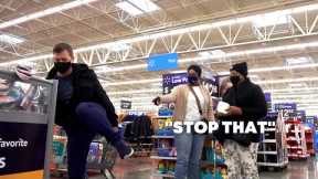 Man Farts at Walmart and 2 Ladies Can't Believe It!