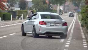 BMW M2 Competition - Accelerations, Drifts & Burnouts !