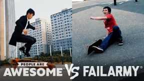 Skate Tricks, Freerunning, Basketball & More Wins VS. Fails | People Are Awesome VS. FailArmy!