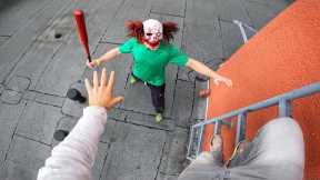 Horror Clowns VS Parkour POV | Halloween Chase IV