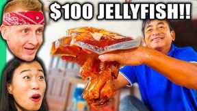 $1 Jellyfish VS $100 Jellyfish!! STRANGE SEAFOOD in Asia!!