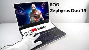 ROG Zephyrus Duo 15 - Futuristic Dual Screen Laptop!
