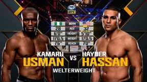 UFC 258 Free Fight: Kamaru Usman vs Hayder Hassan