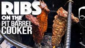 RIBS (3 WAYS!) ON THE PIT BARREL COOKER | SAM THE COOKING GUY