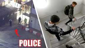 HIDE AND SEEK WITH POLICE AFTER SEEN ON ROOF!