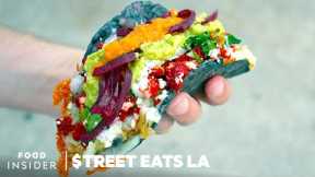 7-Layer Tacos And Blue Corn Quesadillas From Villas Tacos | $treet Eats LA