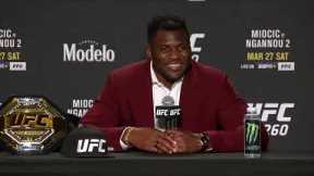 UFC 260: Francis Ngannou Post-Fight Press Conference
