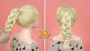 Beautiful Self Hairstyles For Party | Hair styles School Braids