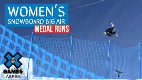 MEDAL RUNS: Pacifico Women’s Snowboard Big Air | X Games Aspen 2021