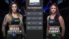 UFC 259 Free Fight: Megan Anderson vs Norma Dumont