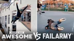 Big Roller Skate Jumps & More Wins Vs. Fails | PAA Vs. FailArmy!