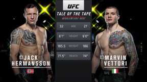 UFC Vegas 23 Free Fight: Marvin Vettori vs Jack Hermansson