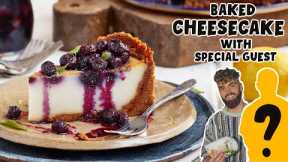 NEW YORK STYLE BAKED VEGAN CHEESECAKE..with special guest!