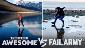 Ice Skating Flop Or Fantastic? Wins VS. Fails! | PAA Vs. FailArmy