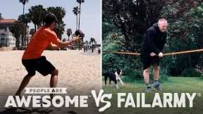 Slackline Skilled Or Pained? And More Wins Vs. Fails | PAA Vs. FailArmy