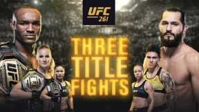UFC 261: Usman vs Masvidal 2 – Three Title Fights | Official Trailer | April 24