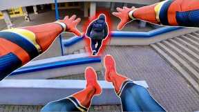 SPIDERMAN Parkour POV - Real Life Action (TOP 5 Spider-Man Suits)