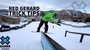 RED GERARD: Frontside Boardslide Trick Tip | X Games Aspen 2021