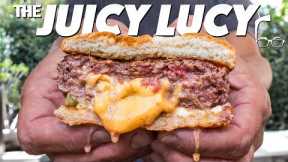 THE JUICY LUCY (THE BEST STUFFED BURGER IN AMERICA?) | SAM THE COOKING GUY