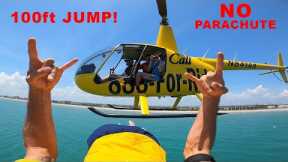 HIGHEST JUMP OUT OF HELICOPTER!!! (into water)