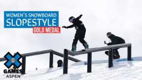 GOLD MEDAL VIDEO: Jeep Women’s Snowboard Slopestyle | X Games Aspen 2021