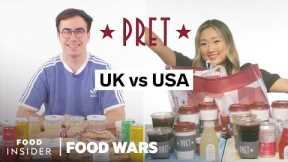 US vs UK Pret A Manger | Food Wars