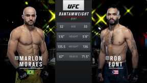 UFC Vegas 27 Free Fight: Rob Font vs Marlon Moraes