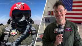 Forrest Griffin Flies With the Thunderbirds