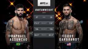 UFC Vegas 27 Free Fight: Cody Garbrandt vs Raphael Assuncao
