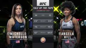 UFC Vegas 26 Free Fight: Michelle Waterson vs Angela Hill