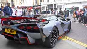 $4Million Lamborghini SIAN delivery causes CHAOS in London!