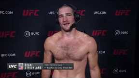 Sean Strickland – “I Just Love Being a Fighter” | UFC Vegas 25 Post-fight Interview