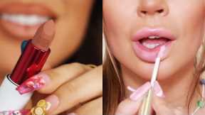 Lipstick can always change up your vibe so fast! lips art ideas!