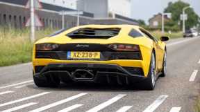 Lamborghini Aventador LP740-4 S - Revs, Accelerations & Driving in Monaco !