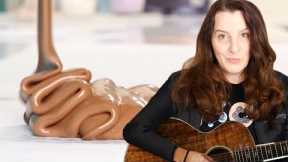 World's First Chocolate Picasso Guitar Sculpture | How To Cook That Ann Reardon