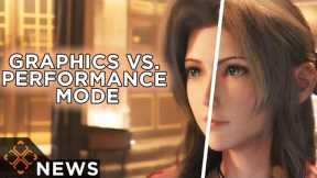 Final Fantasy 7 Remake Intergrade: Graphics vs. Performance Mode