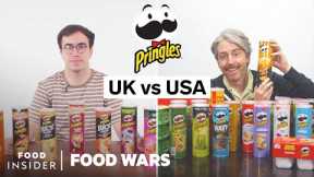 US vs UK Pringles Chips | Food Wars