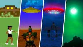 Evolution of UFO Easter Eggs in Video Games 1987-2021