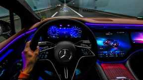 Mercedes-Benz EQS POV Drive 580 | AMBIENT Lighting