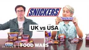 US vs UK Snickers | Food Wars