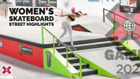 WOMEN’S SKATEBOARD STREET: HIGHLIGHTS | X Games 2021