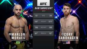 UFC Vegas 32 Free Fight: Cory Sandhagen vs Marlon Moraes