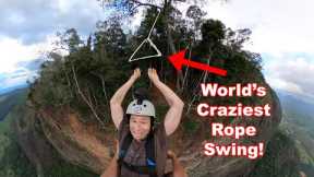 WORLD'S CRAZIEST ROPE SWING!!!