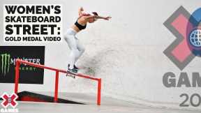 GOLD MEDAL VIDEO: Women’s Skateboard Street | X Games 2021