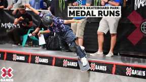 MEDAL RUNS: Women’s Skateboard Park | X Games 2021