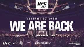 UFC Returns to Abu Dhabi for UFC 267